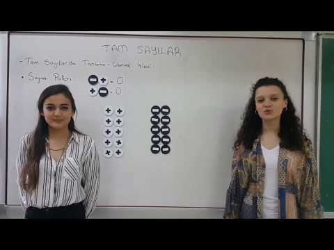 Tam Sayılarda Toplama ve Çıkarma İşlemi-Sayma Pulları