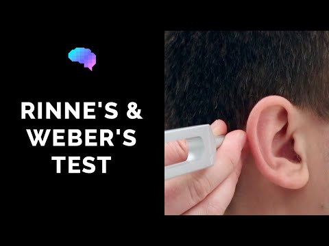 Rinne & Weber Test - OSCE Guide (Clip) | UKMLA | CPSA | PLAB 2