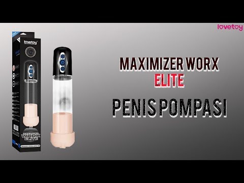 Lovetoy Maximizer Worx Elite Şarj Edilebilir Penis Pompası ve Mastürbatör