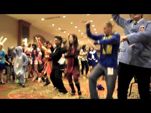 Anime Fest 2012- GANGNAM STYLE dance clips
