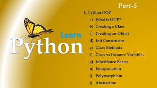 Python OOPs Concepts in 4 Minutes | Object-Oriented Programming | Learn Python Fast for Beginners