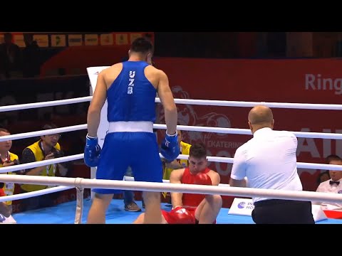 Quarterfinals (+91kg)  TORREZ Richard (USA) vs JALOLOV Bakhodir (UZB) /AIBA World 2019