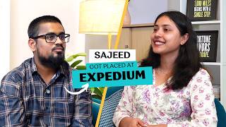Sajeed Malagi placement story — Expedium