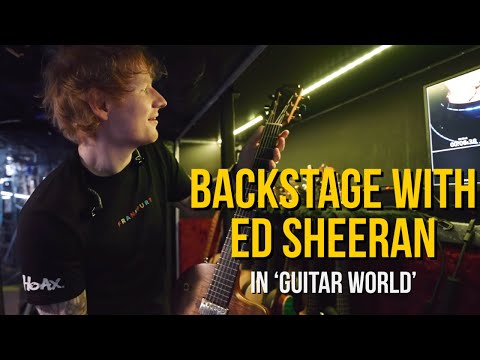 Ed Sheeran Behind the Scenes: Exclusive Backstage Access To 'Guitarworld' at his Frankfurt Concert