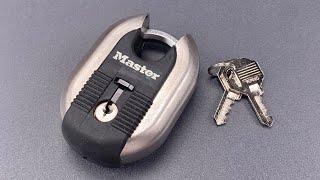 [1128] A Design Flaw That Can Make an Easy Lock Hard To Pick (Master Lock M187)