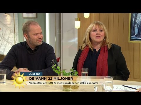 De vann 22 miljoner - en riktig solskenshistoria!  - Nyhetsmorgon (TV4)