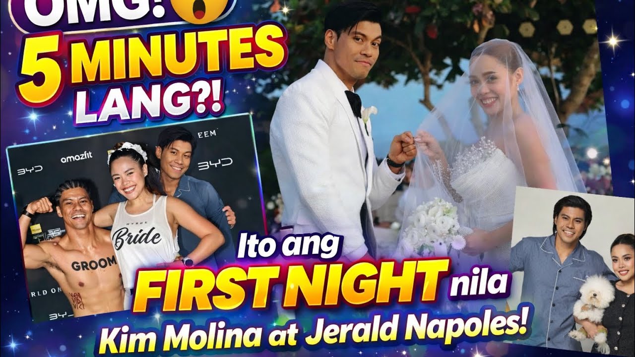 OMG! 😱 5 MINUTES LANG?! First Night nina Kim Molina at Jerald Napoles!