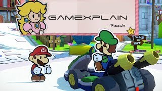 42 NEW Paper Mario: The Origami King Screenshots (LUIGI'S GOT HIS KART BACK, BABY)