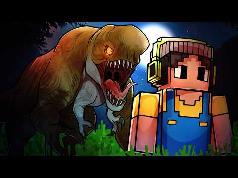 I survived TERRIFYING DINOSAURS in Minecraft