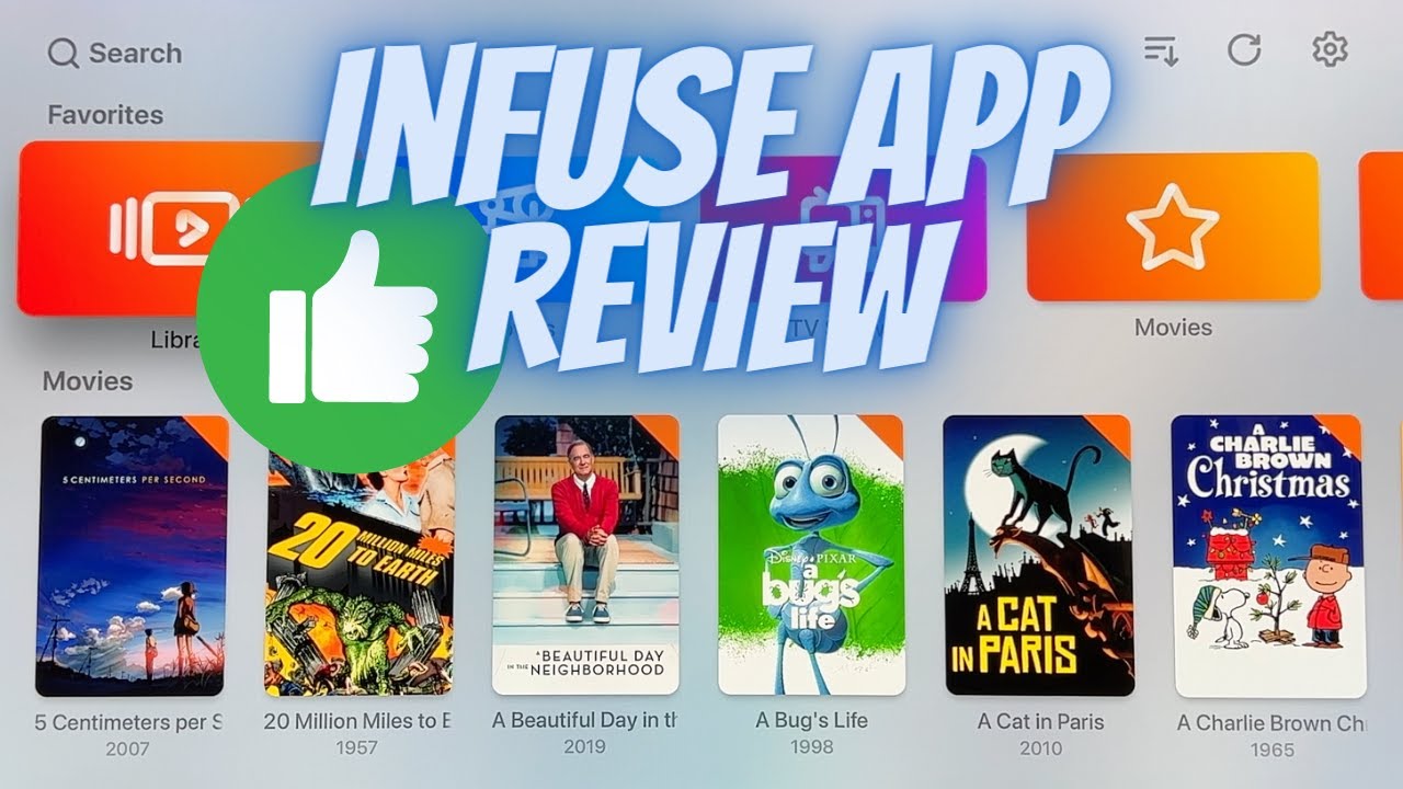 The Best Media Streaming App | Infuse App for Apple TV Review 4K UHD HDR Local Media Player