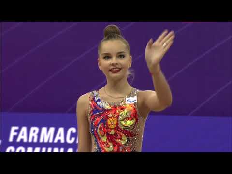 Arina Averina - Ribbon Final - WC Pesaro 2018