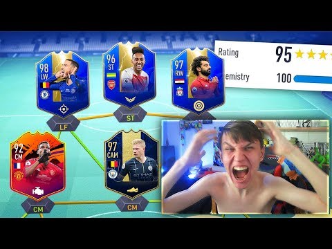 98 HAZARD!! 195 RATED BPL TOTS FUT DRAFT!! (FIFA 19)