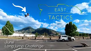 Chancing 75ft over concrete! East Tactics JUNE Long jump Challenge. Damage?