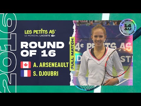 Les Petits As 2016 | Girls Round of 16 | Ariana Arseneault vs. Salma Djoubri