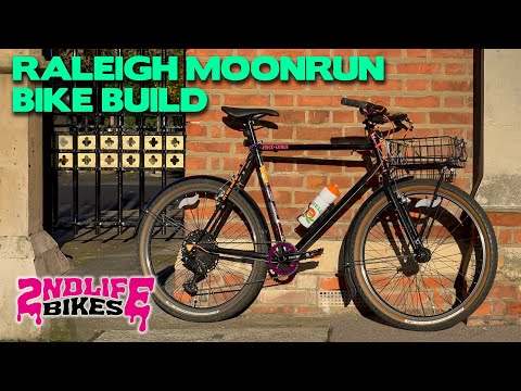 Building A Raleigh Moonrun Commuter -  restored mod retro bike build vintage MTB restoration