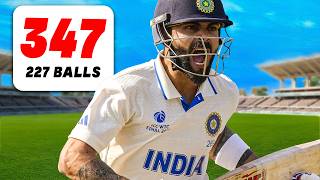 Virat Kohli Score 347 Runs against New Zealand 😮 -  Cricket 24