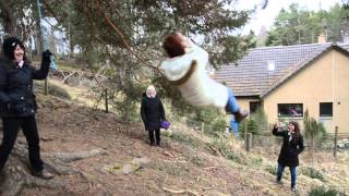 preview picture of video 'Carrbridge - Rope Swing'