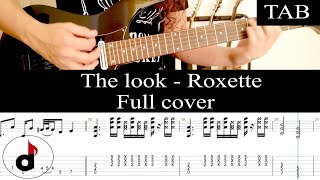 THE LOOK - Roxette: FULL guitar cover + TAB