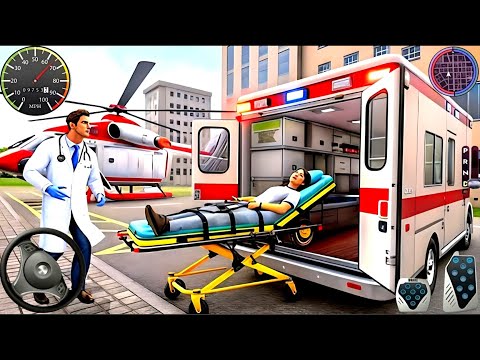 Ambulance City Rescue Simulator - 911 US Emergency Ambulance Driving 3D : Android Gameplay