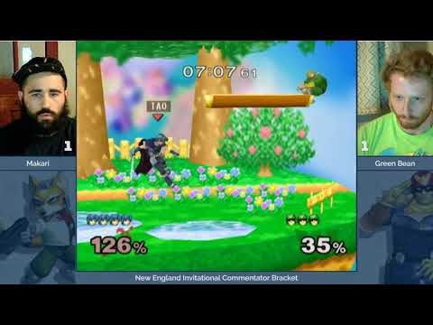 NE Melee Invitational 2018 - Makari [L] (Marth) vs. Green Bean [W] (Falcon) - SSBM Caster Bracket GF