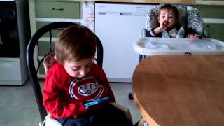KALEB-WOLF SAYS THANK YOU TO MATHIEU PERREAULT