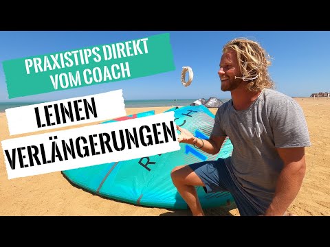 Kitesurfen Lernen - Leinenverlängerungen richtig nutzen