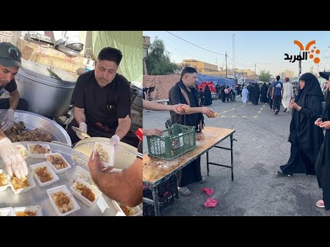 شاهد بالفيديو.. أحد مواكب الخدمة في كربلاء #المربد