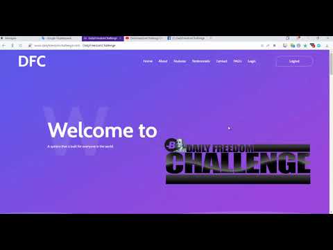 DailyFreedomChallenge DFC Матрица 2 * 2 + Рекламная платформа. вход 0 20 $ (btc)