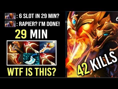 EPIC Shit Divine Rapier Ember How He Can Farm So Fast? vs AM Rampage WTF Gameplay Dota 2