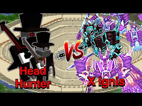 Epic Minecraft Mobs Battle! Head Hunter vs. Cataclysm