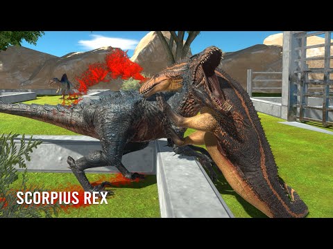 SCORPIUS REX - DINOSAURS DEATH RUN - Jurassic world dominion