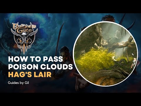 How to Pass Posion Cloud Traps Hag's Lair (Baldur's Gate 3 Aunt Ethel)