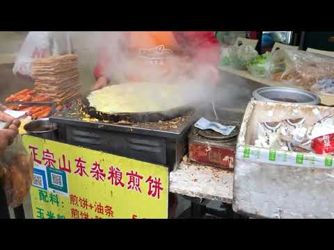 상해여행 2일차 쩐삥먹기! 煎饼油条  상해여행 VLOG 181117-19