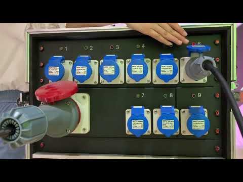 How do use the power distribution cabinet