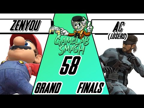 Game Lab Smash #58 Zenyou (Mario) vs AC (Snake)