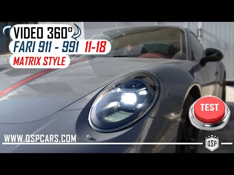 Video Fari Laser LED QSPCARS Per Porsche 911 991 Tuning TEST su strada e Vista 360 | QualitySpCars