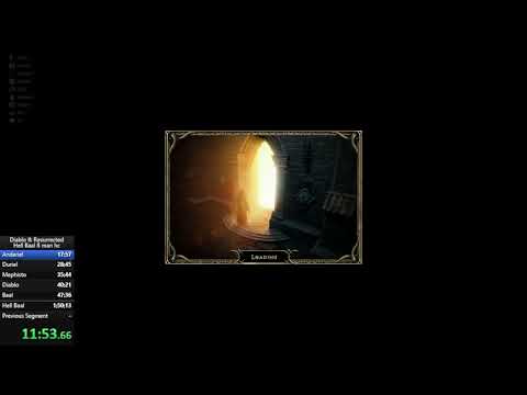 D2R 8 man speedrun HARDCORE WORLD RECORD HORADRIM conc pally pov