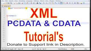 XML PART 06 PCDATA and CDATA