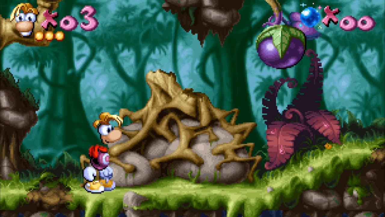 Rayman (1995 PC Demo) [with added music]