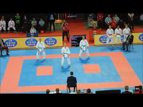 ECh 2016, kata team female AUT vs GER