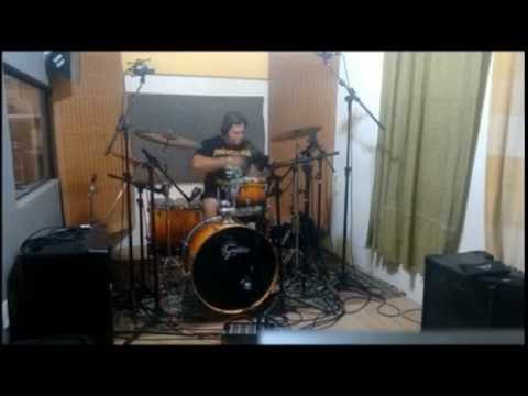 Psicomancia 2016 - Gravação da bateria