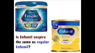 Is Enfamil enspire the same as regular Enfamil