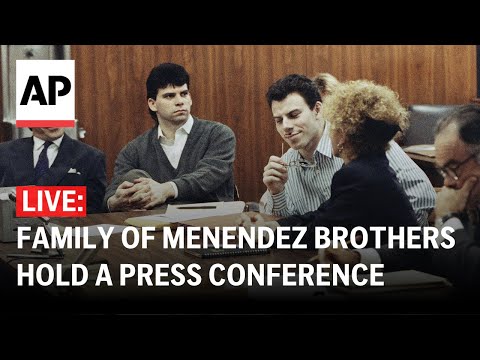 LIVE: Family of Menendez brothers hold a press conference