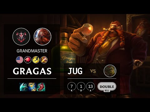 Gragas Jungle vs Ivern - NA Grandmaster Patch 11.3