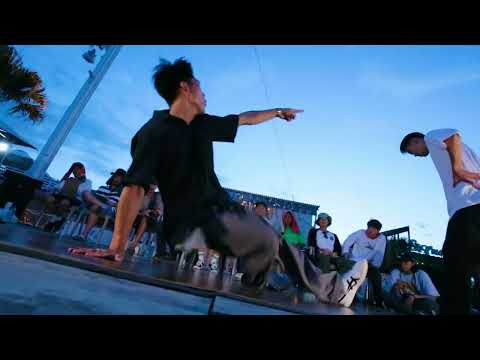 OCEAN FRONT BREAKIN’ FESTIVAL FOOTWORK BATTLE Semifinal 道稀 vs Minminkamakiri