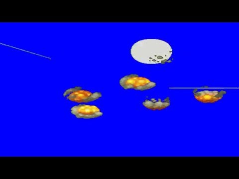 Mega Man X6 Explosion [Blue Screen]