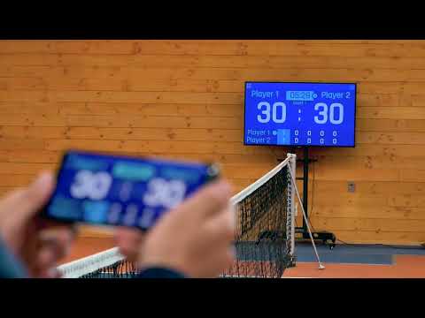 SCOREBOARD IN YOUR POCKET - self-service scoreboard with remote control for various sports