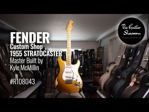 Fender Custom Shop ’55 Stratocaster Kyle McMillin Masterbuilt 2020 - Frost Gold Relic image 21