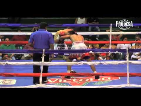 Pelea Yesner Talavera vs Ramon Mendez - Pinolero Boxing