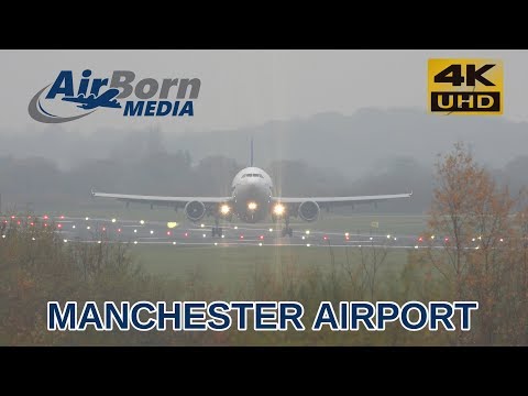 Manchester Airport Early Morning Landings Takeoffs 27th November 2018 27/11/18 HD 4K Plane Spotting